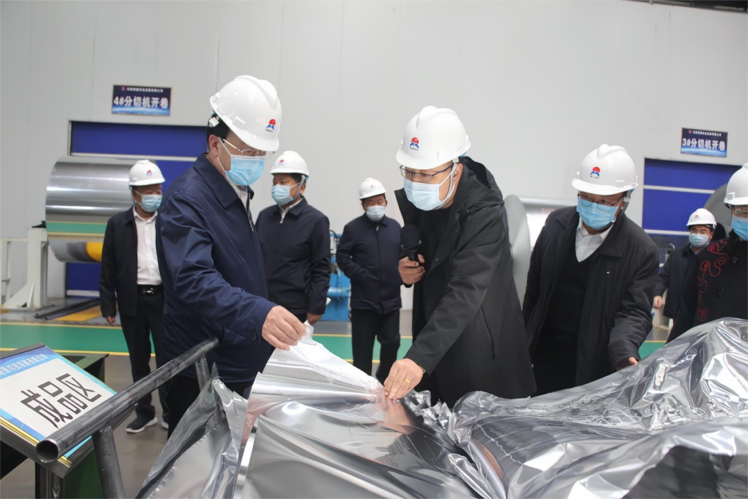 河南省副省长何金平莅临银河优越会铝业调研