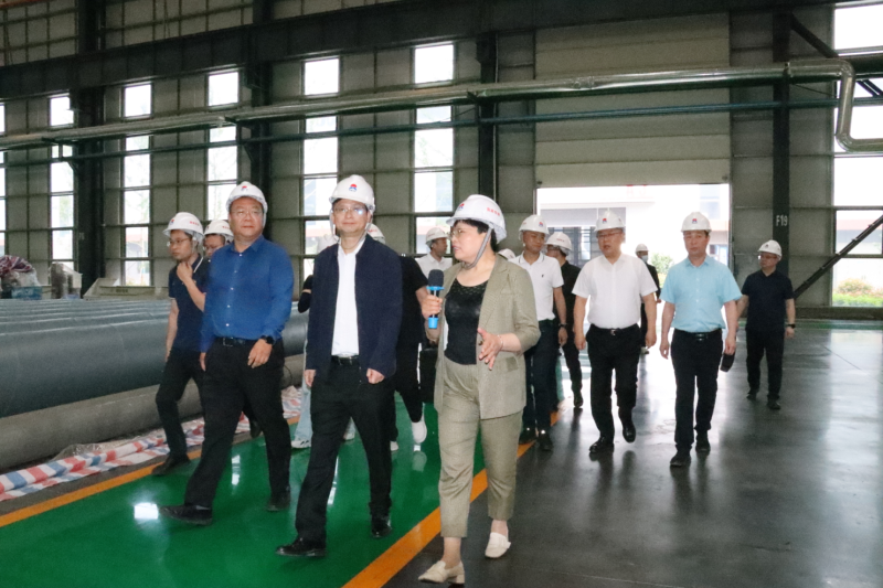 贵阳市政协副主席、清镇市委书记付涛一行到银河优越会铝业考察